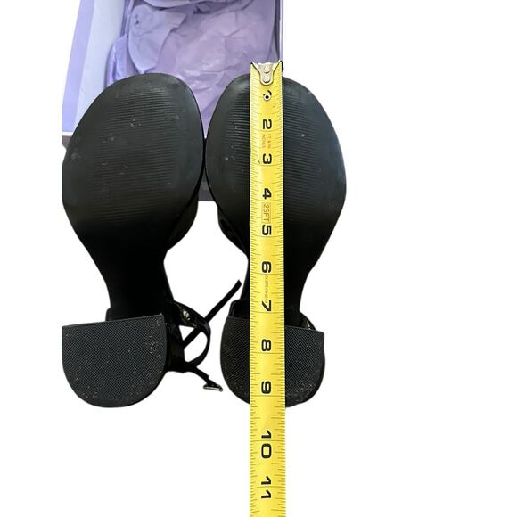 Madden Girl Caicos platform heeled sandal in black patent leather Size 8 $119 - Picture 9 of 13